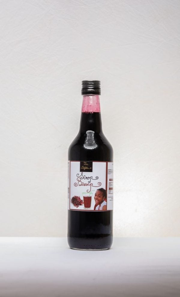 Bissap / Hibiscus syrup Les Confiotes, 75cl - Image 2
