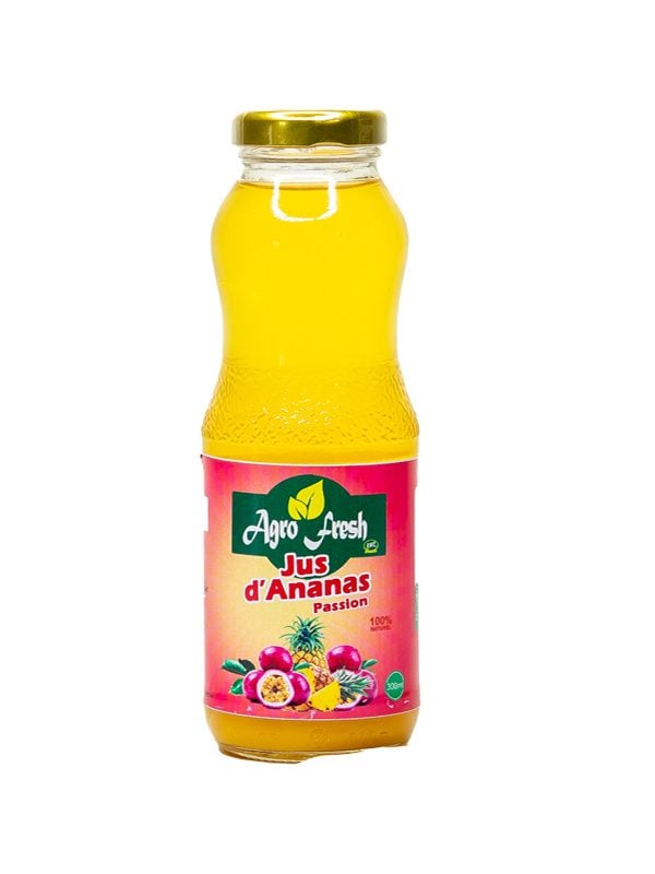 Agro-fresh passion fruit pineapple juice, 33cl - Image 1