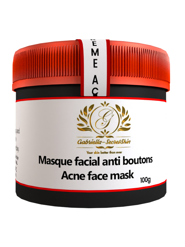 Masque facial anti boutons gabriella skin cosmetics 100g