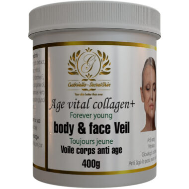 Body and face veil collagen plus gabriella skin cosmetics 400g