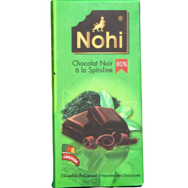 Nohi dark chocolate 80% with spiruline 100g