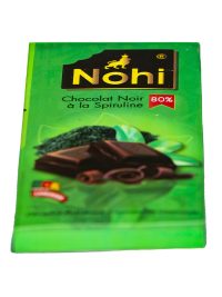 Nohi dark chocolate 80% with spiruline 100g