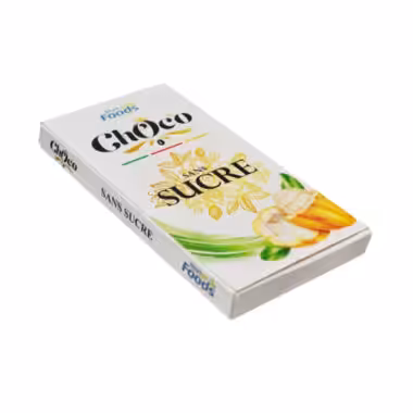 White chocolate bar with no added sugar 75g